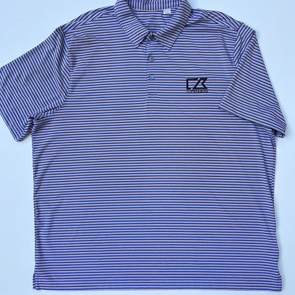 đEUC menâs Cutter&Buck golf shirtđ - Picture 2 of 5